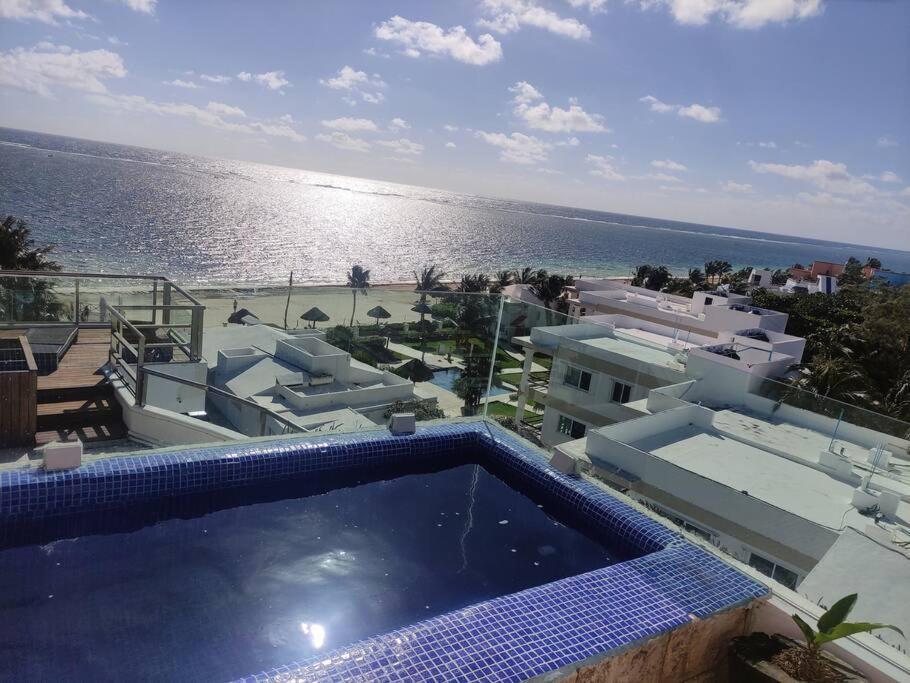Bonita Habitacion Con Pequena Piscina A Aire Libre Puerto Morelos Eksteriør bilde